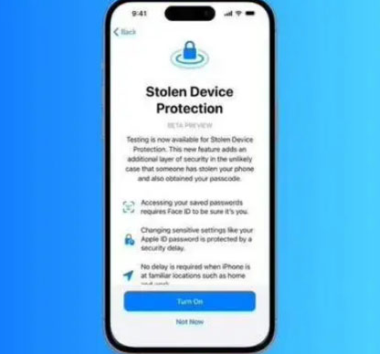 香洲苹果授权维修店分享被盗设备保护功能开启方法 