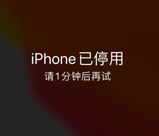 香洲苹果手机维修分享:iPhone 显示“不可用”或“已停用”怎么办？还能保留数据吗？ 