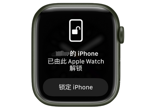 香洲苹果手机维修分享用 AppleWatch 解锁配备面容 ID 的 iPhone方法 