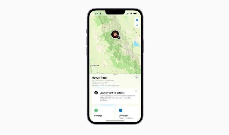香洲苹果14维修分享iPhone14系列中 FindMy功能通过卫星分享位置方法教程 